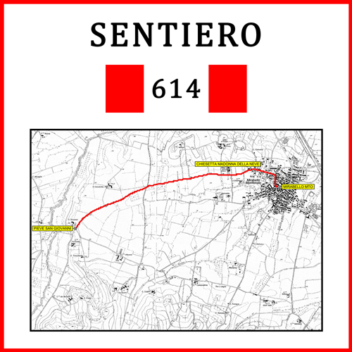 SENTIERO MIRABELLO - PIEVE DI SAN GIOVANNI