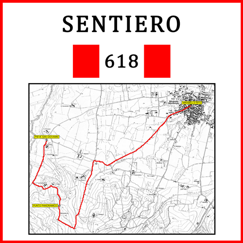 SENTIERO PIEVE SAN GIOVANNI - MIRABELLO